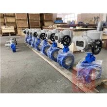 揚州揚修智能電動硬密封蝶閥D943H-16C（220V）